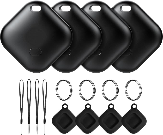 Air Tracker Tag for Android, Tags-4 Pack Luggage Tracker by XSUTIC