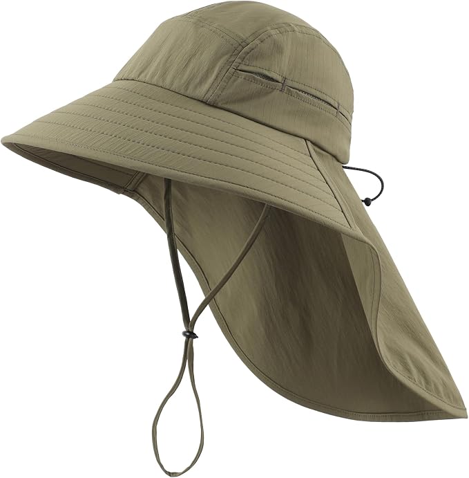 Home Prefer UPF 80+ Sun Hat for Men Women Wide Brim Sun Hat by HomePreferHatsCaps