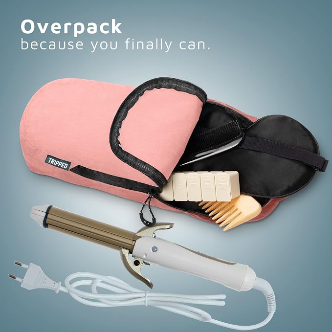 Toiletry Bag Kit Set: Hanging Travel Toiletry Bag + 311 TSA Cosmetic Liquid Bag - Image 8