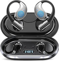 Ultra Ergonomic Open Ear Earbuds, Bone Conduction Over The Bluetooth Headphones by BUABMEQ