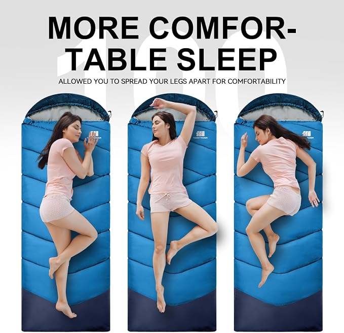 Sleeping Bags for Adults Cold Weather, Waterproof, Lightweight Sleeping Bag for - Image 6