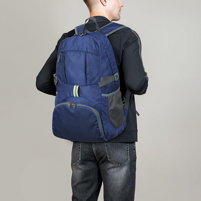 Yaopeing Lightweight Backpack, 25L Foldable Hiking Packable, Water Resistant - Image 3