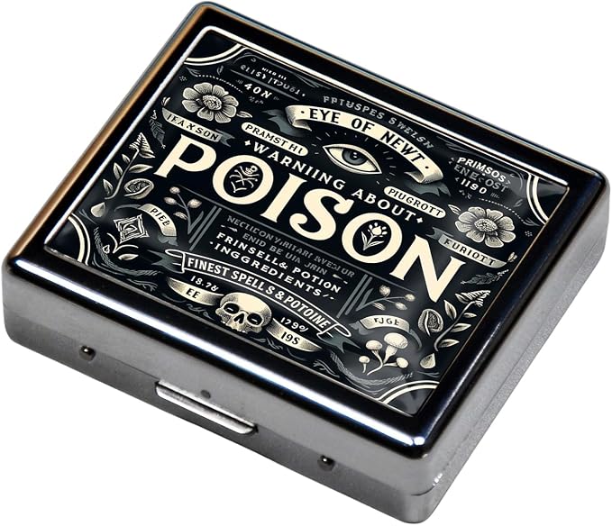 Cute and Portable Metal Pill Organizer – 8 Compartments, Elegant Chrome Finish - Image 2
