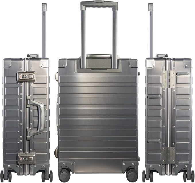 TRAVELKING All Aluminum Carry On Luggage - Image 6