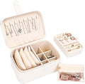 2 Layer Portable Jewelry Box, Large Jewelry Travel Case by Unknown