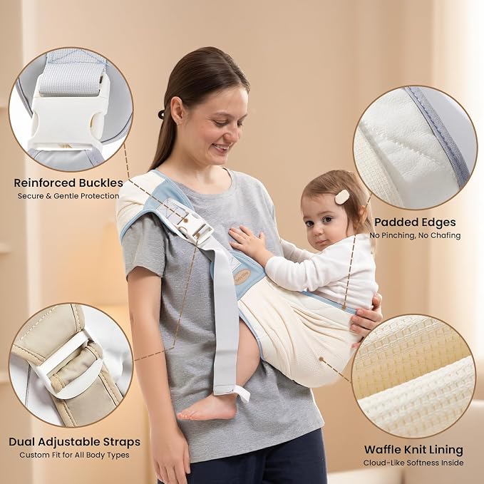 Baby Carrier Newborn to Toddler, Baby Sling Carrier, Toddler Carrier 25-60 lbs - Image 5