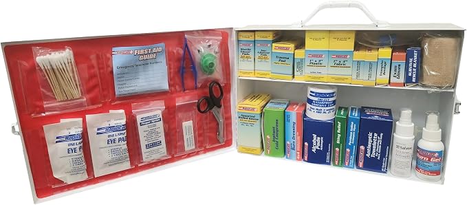 Rapid Care First Aid 80097 2 Shelf All Purpose First Aid Kit Cabinet, Class A+ by GREIGHTBRANDPRODUCTS
