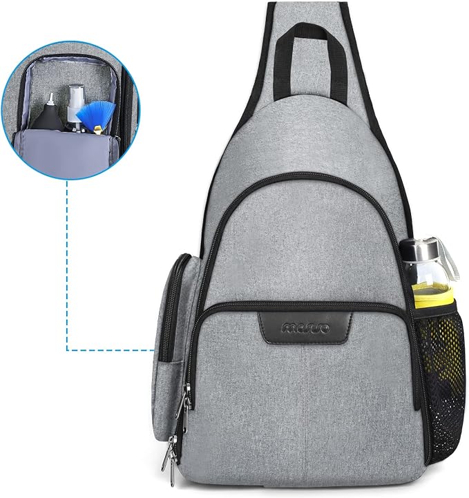 MOSISO Camera Bag Sling Backpack, DSLR/SLR/Mirrorless Full Open Camera Case - Image 3