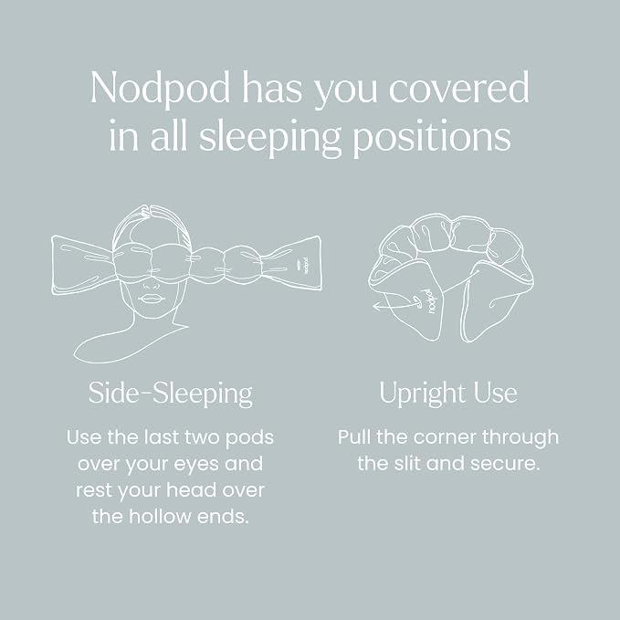 Nodpod Gentle Pressure Silk Sleep Mask | Patented Light Blocking Design - Image 6