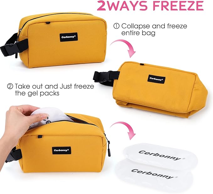Small Cooler Bag Freezable Lunch Bag - Image 2