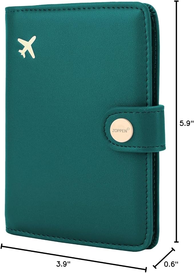 ZOPPEN Passport Holder Women, Passport Cover Travel Wallet Rfid Blocking - Image 8