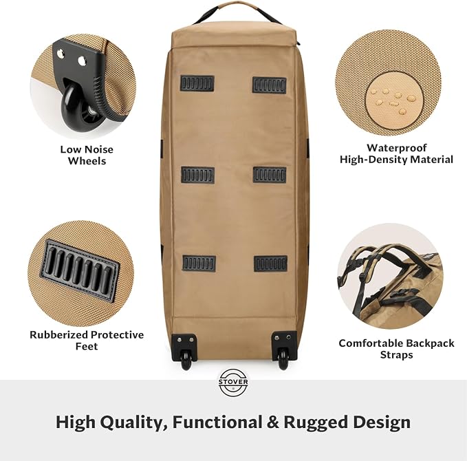 STOVER 80L Rolling Duffel Bag - Image 5