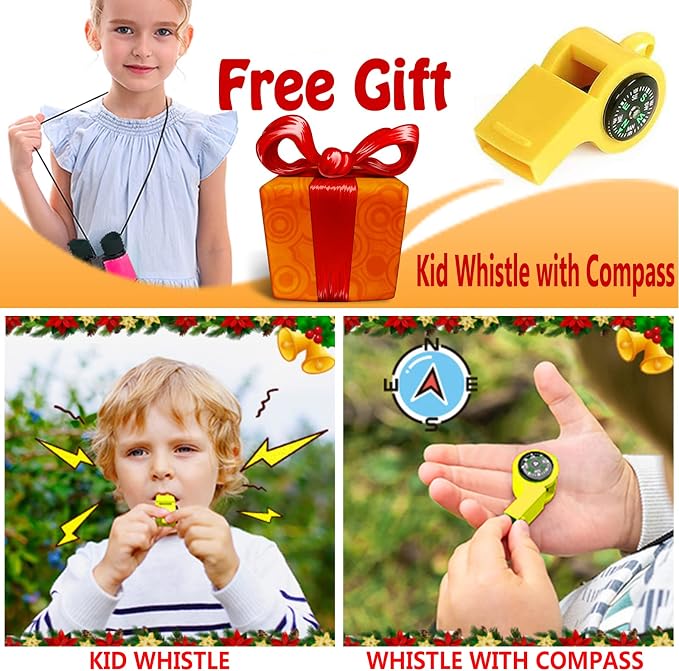 Kids Binoculars Best Gifts for 3-12 Years Boys Girls High-Resolution Optics - Image 8