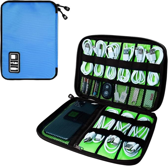 Electronics Travel Organizer, Portable Waterproof Electronic Travel Storage Bag by Lcsmaokin