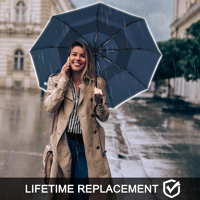 G4Free 42 Inch Eco Windproof Folding Umbrella - Image 7