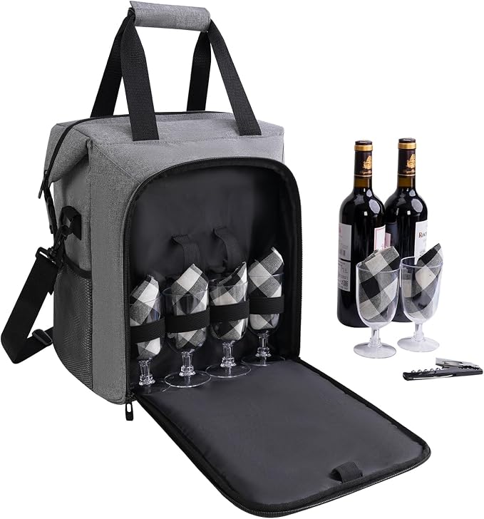 ALLCAMP 6 Bottle Wine Gift Bag by ALLCAMPOUTDOORGEAR