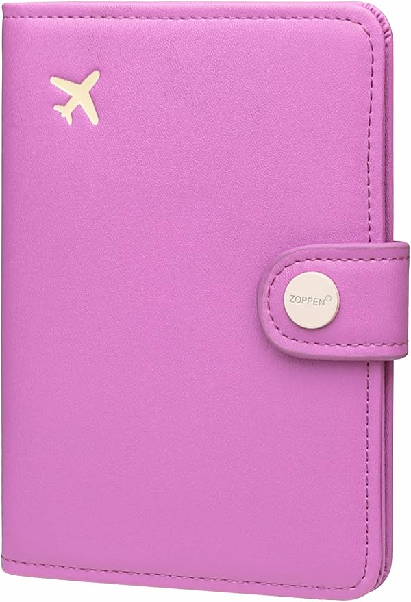 ZOPPEN Passport Holder Women, Passport Cover Travel Wallet Rfid Blocking by Zoppen