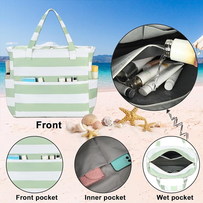 Waterproof Beach Tote Pool Bags - Image 3