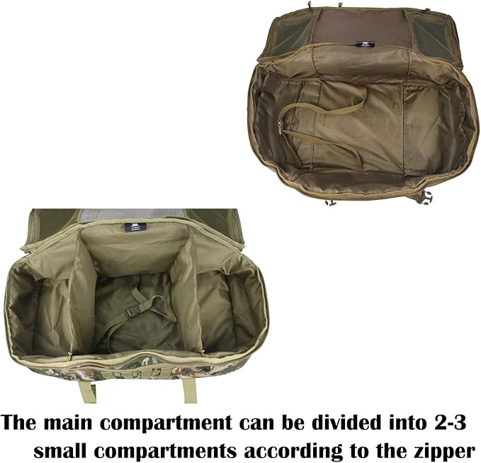 3 In 1 Military Backpack Travel Duffle Bag - Image 6