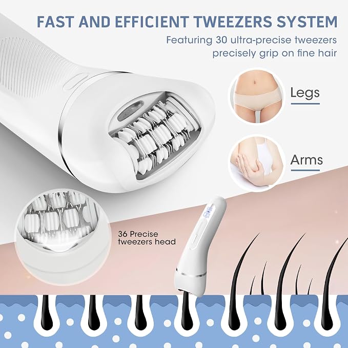 Electric Shavers for Women, 7 in 1 Hair Removal Kit - Image 4