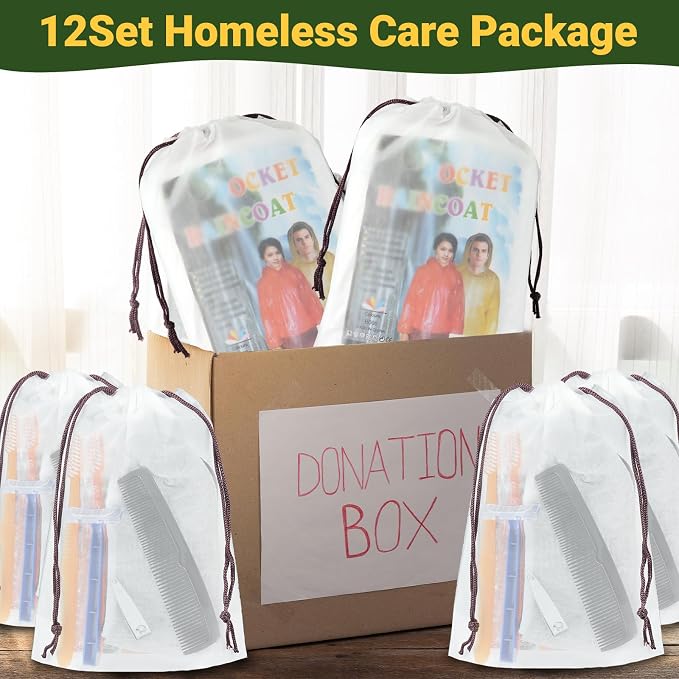 84 Pcs Homeless Care Package Supplies Bulk Hygiene Kits - Image 4