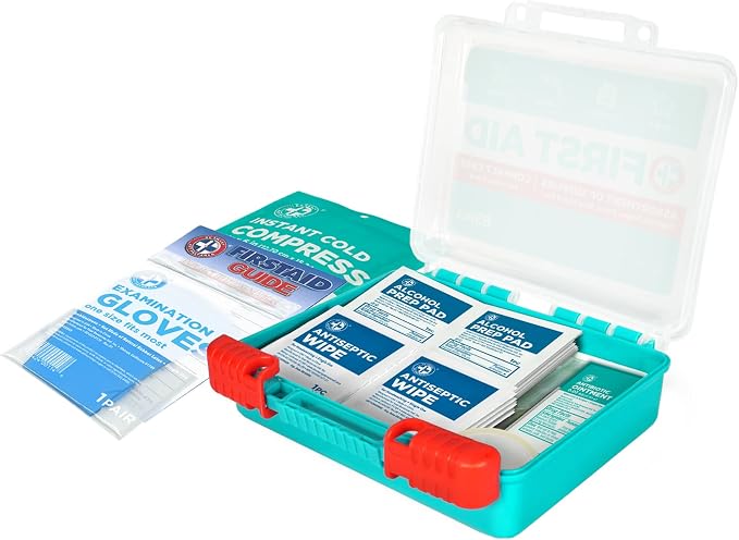Be Smart Get Prepared 85 Piece First Aid Kit: Clean, Protect Minor Cuts - Image 2