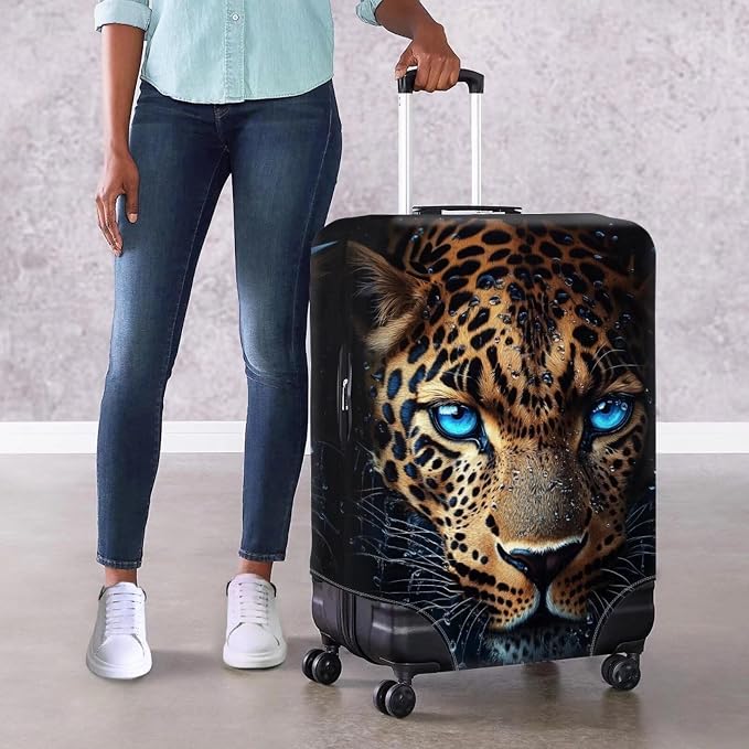 Cool Laopard Luggage Cover Universal Fit 30-32 Inch Luggage - Image 4