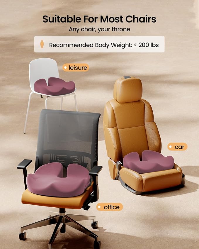 ProtoArc Seat Cushion, Office Chair Cushion - Image 6