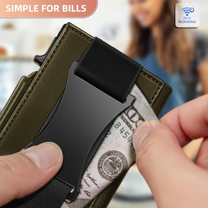 BULLIANT Men Wallet Gift Boxed, Slim Front Pocket Wallet Money Clip Card Holder - Image 6