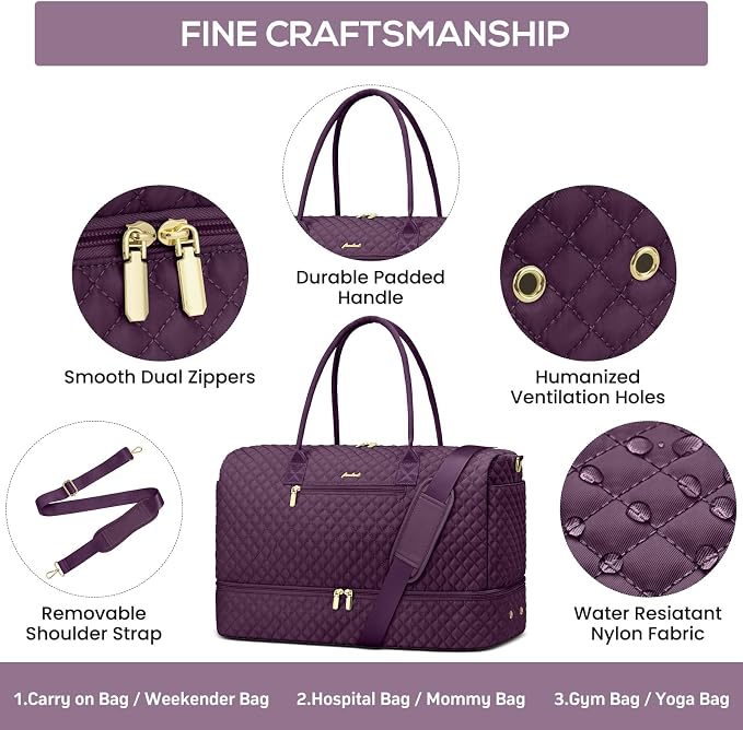 Travel Duffle Weekender Bags for Women - Image 5