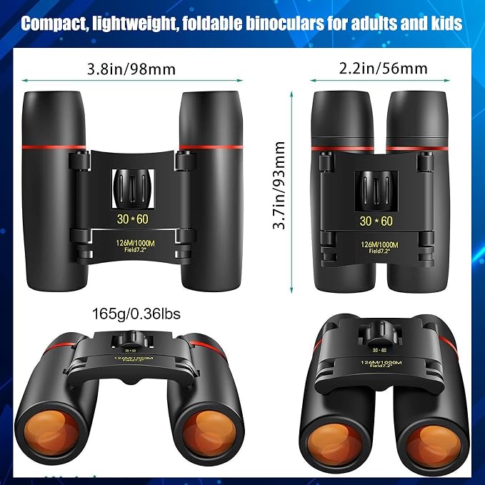 Binoculars for Adults, Compact Small Pocket Mini Travel Binocular for Bird - Image 5