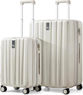 Hanke Expandable Hard Shell Luggage Sets 2 piece Carry On Luggage by Hanke
