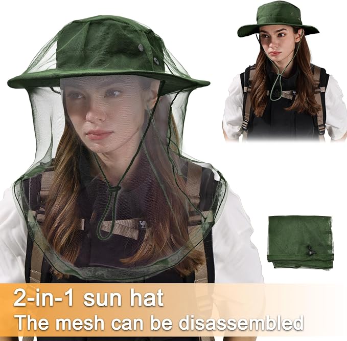 Sun Hats for Men Women Boonie Hat Foldable Fishing Hat UPF 50+ Bucket Hat for - Image 2