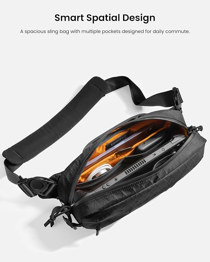 tomtoc 5.5L X-Pac Sling Bag for Nintendo Switch 2, Heavy Duty Crossbody Bag for - Image 3