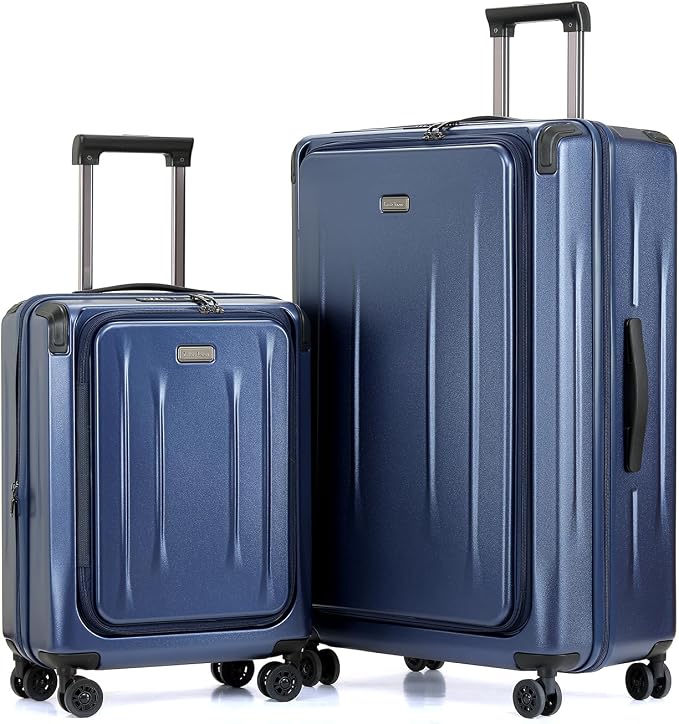 Carry On Luggage, 20Inch & 29 Inch Top Opening Airline Approved ABS+PC Hard by Unknown