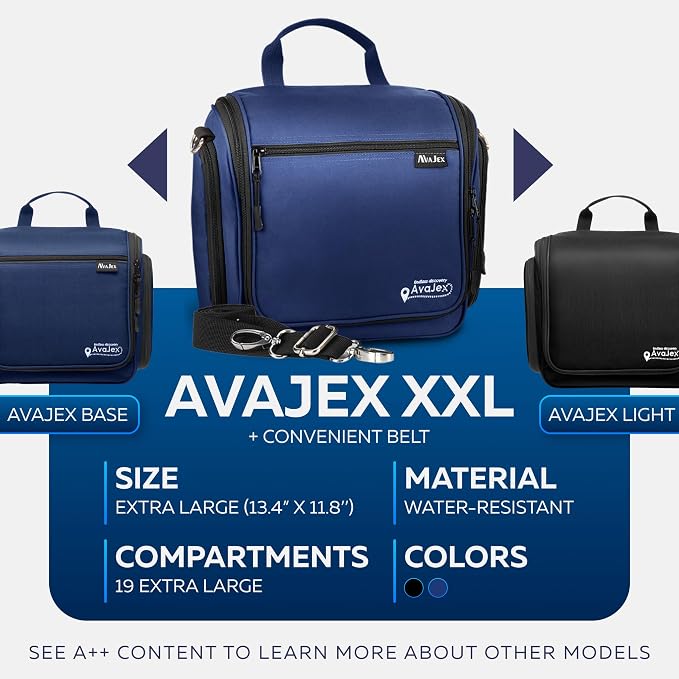 Extra Large Hanging Travel Toiletry Bag - Image 2