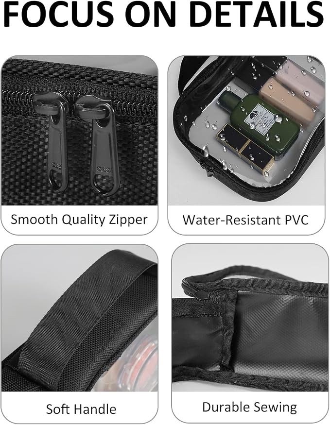Moyad TSA Approved Clear Toiletry Bag - Image 3
