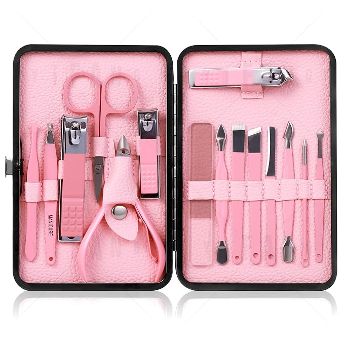 Women' Manicure Set Pedicure Kit Nail Clippers Set Fingernail Clipper Set - Image 7