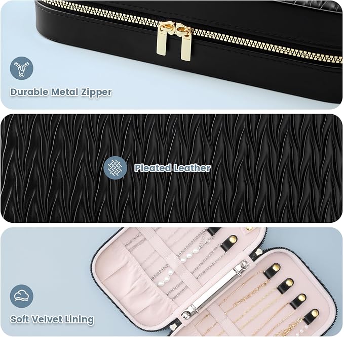 Lolalet Travel Jewelry Organizer, Jewelry Storage Case - Image 4