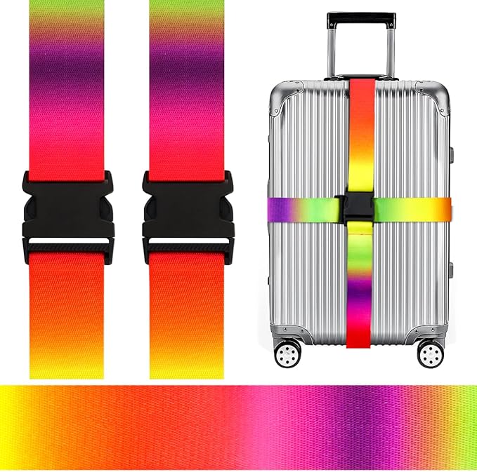 Adjustable Travel Luggage Strap Suitcase Belt Travel Bag Accessories 1.96 in W by Gutsdoor