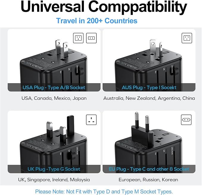 JMFONE Universal Travel Adapter - Image 4