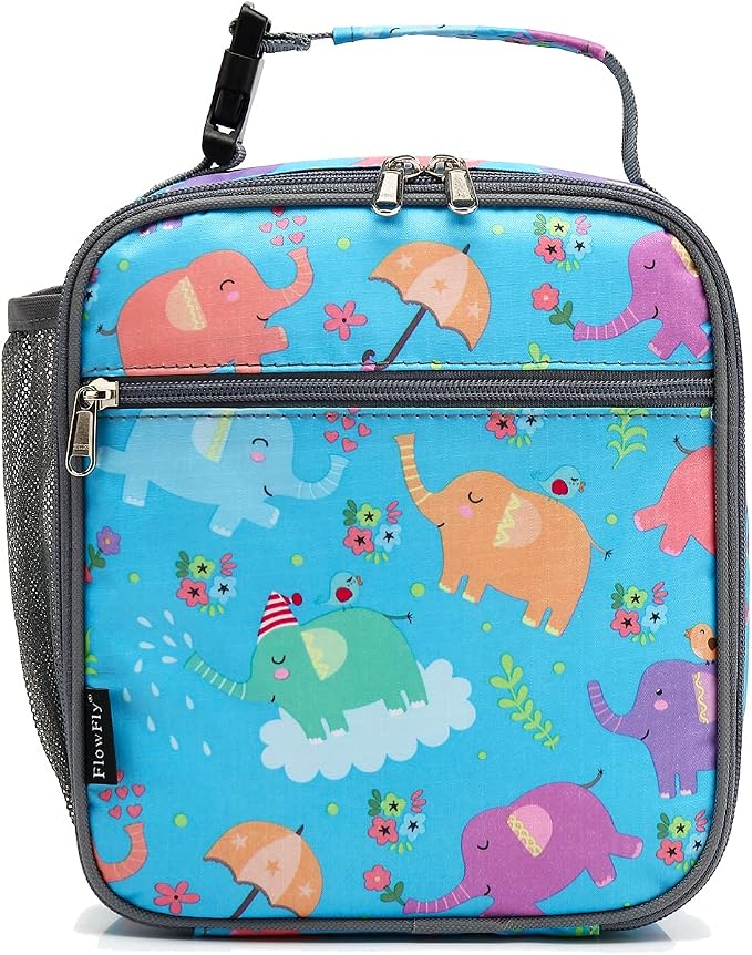 FlowFly Kids Lunch box Insulated Soft Bag Mini Cooler Back to School Thermal - Image 5