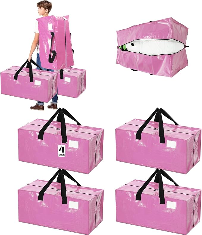 4 Pcs 24 Gallon Large Moving Bags by Clysee