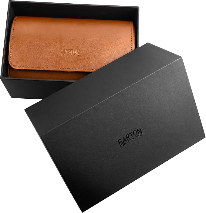 Barton Leather Watch Roll for 2 Watches | Convenient Organizer Case for Travel - Image 5