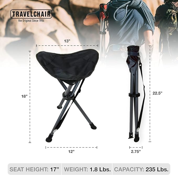 Travel Chair C-Series Slacker Tripod Chair - Image 2