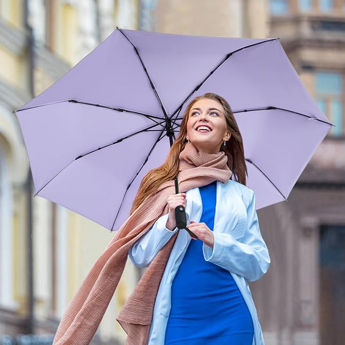 G4Free UPF 50+ UV Protection Large Travel Umbrella 42/46 Inch Auto Open Close - Image 8