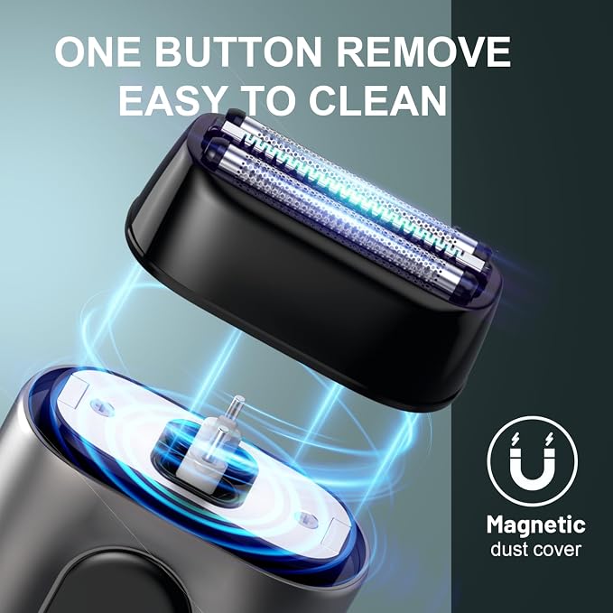Electric Foil Shavers for Men: Mini Electric Razor - Image 3