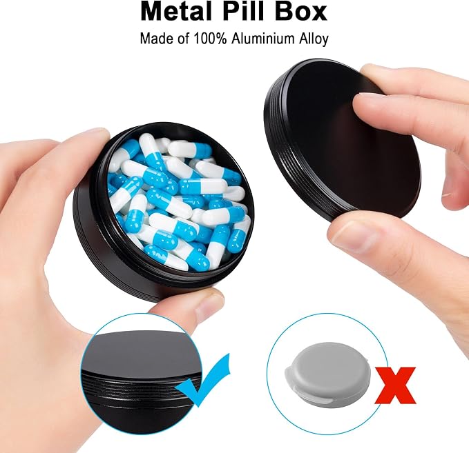 Portable Metal Pill Box - Image 5