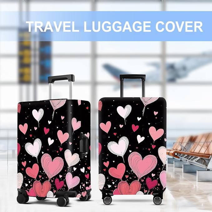 Luggage Cover Washable Suitcase Protector Anti-Scratch, Stretchable Fit - Image 5