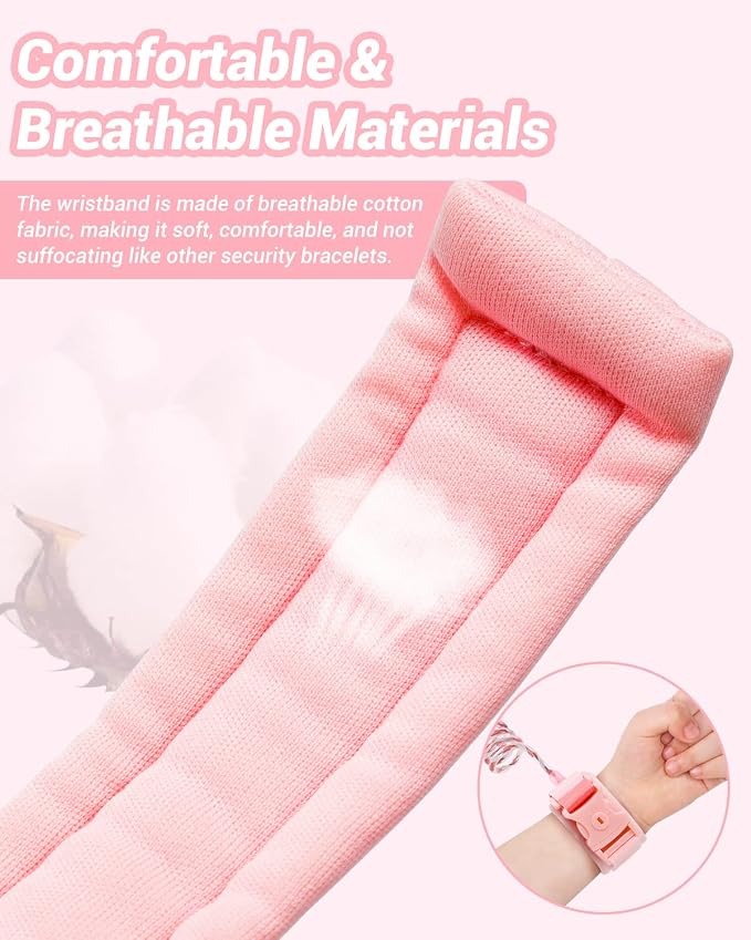 Dr.meter Anti Lost Wrist Link, 2 Pack Toddler Safety Leash - Image 2